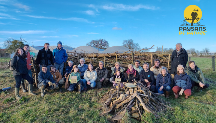 Chantier nature réussi à la Ferme de Écrannes !